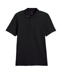 [GI64800C_52151_52146] Polo Homme Softstyle Double Piqué (Black, S)