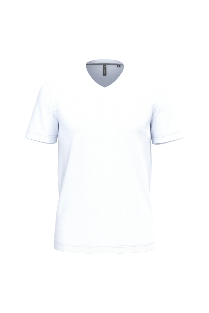 T-shirt col V manches courtes