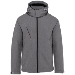 K413 - Veste softshell à capuche amovible homme